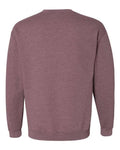 Gildan 18000 Heather Dark Maroon — back