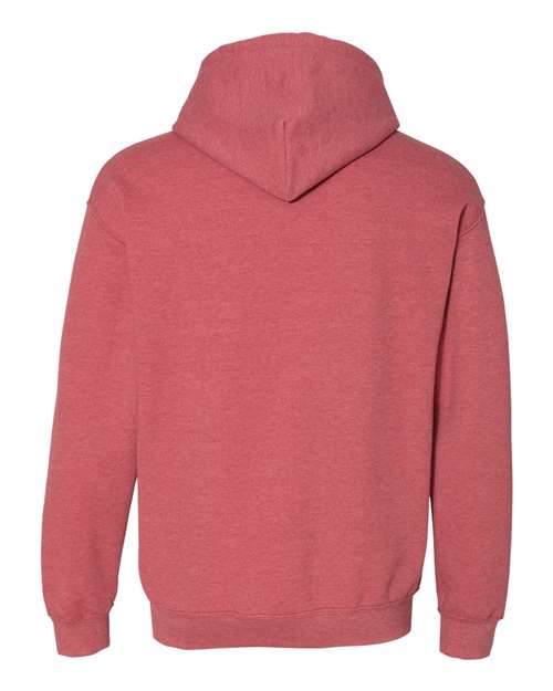 Gildan 18500 Heather Scarlet Red — back