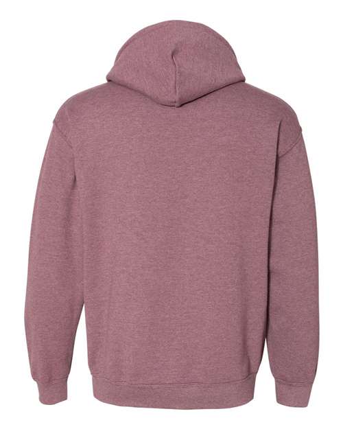 Gildan 18500 Heather Dark Maroon — back