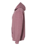 Gildan 18500 Heather Dark Maroon — direct side