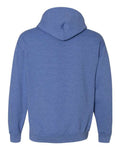 Gildan 18500 Heather Deep Royal — back