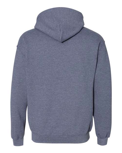Gildan 18500 Heather Dark Navy — back