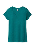 Women's Perfect Tri V-Neck Tee - Heather Teal