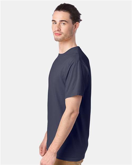 ComfortWash by Hanes GDH100 Anchor Slate — on model side