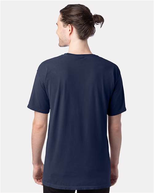 ComfortWash by Hanes GDH100 Navy — on model back