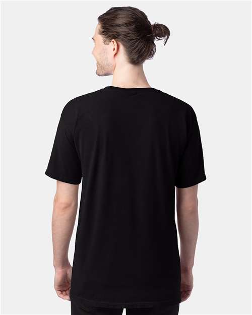 ComfortWash by Hanes GDH100 Black — on model back