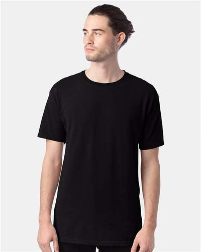ComfortWash by Hanes GDH100 Black — on model front