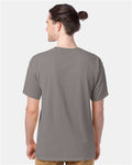 ComfortWash by Hanes GDH100 Concrete Grey — on model back