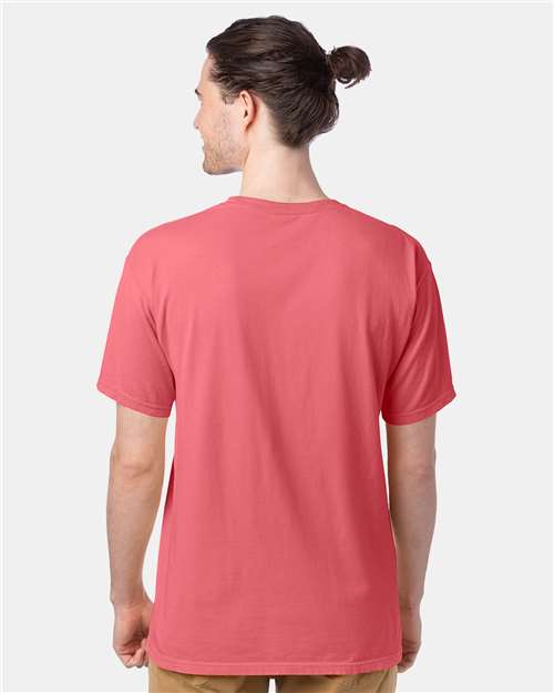 ComfortWash by Hanes GDH100 Coral Craze — on model back
