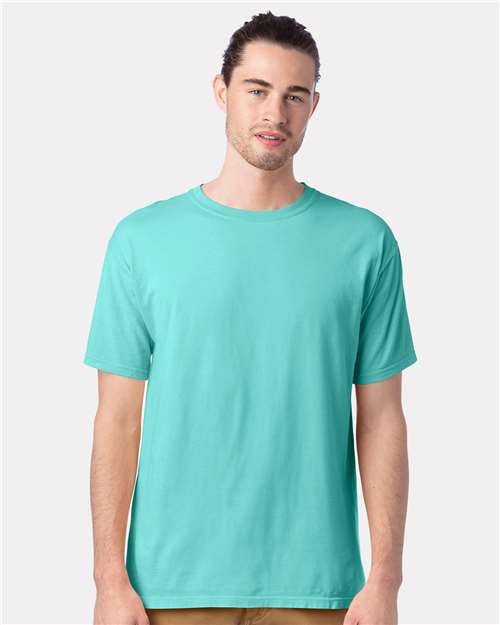 ComfortWash by Hanes GDH100 Mint — on model front