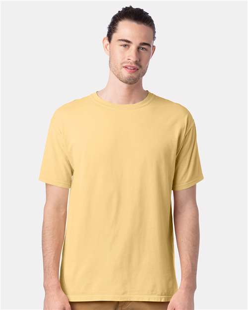 ComfortWash by Hanes GDH100 Summer Squash Yellow — on model front