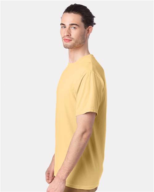 ComfortWash by Hanes GDH100 Summer Squash Yellow — on model side