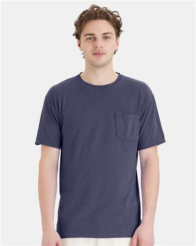 ComfortWash by Hanes GDH150 Anchor Slate — on model front