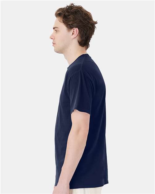 ComfortWash by Hanes GDH150 Navy — on model side