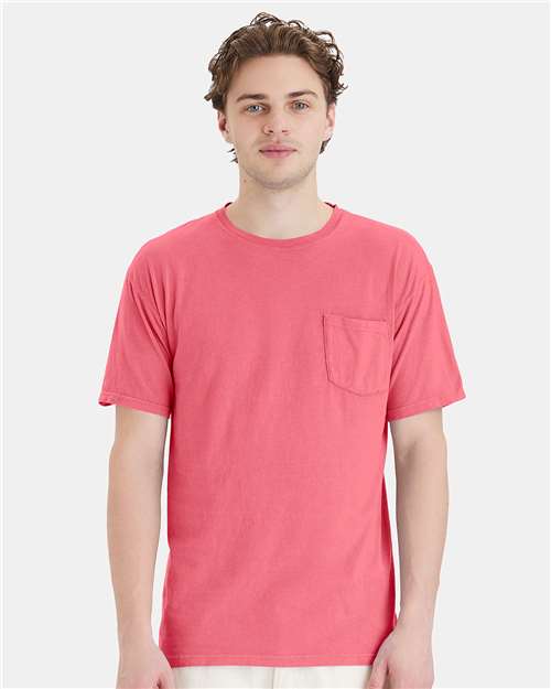 ComfortWash by Hanes GDH150 Coral Craze — on model front