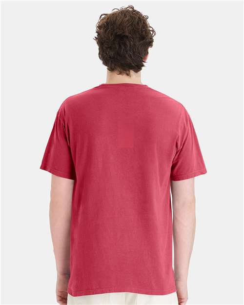 ComfortWash by Hanes GDH150 Crimson Fall — on model back