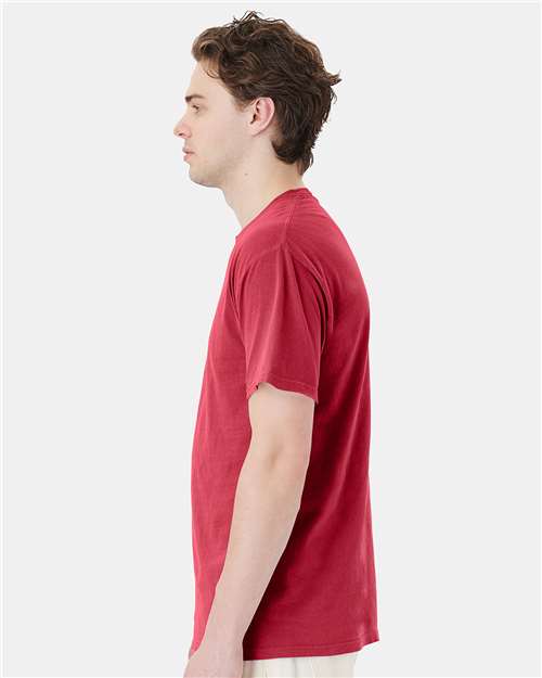 ComfortWash by Hanes GDH150 Crimson Fall — on model side