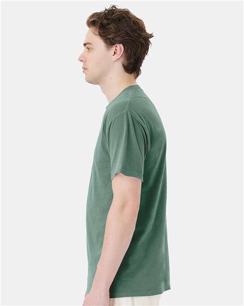 ComfortWash by Hanes GDH150 Cypress Green — on model side