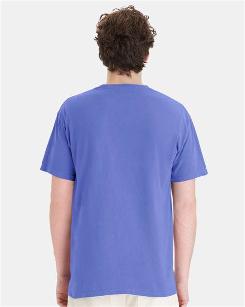 ComfortWash by Hanes GDH150 Deep Forte Blue — on model back