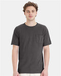 ComfortWash by Hanes GDH150 New Railroad Grey — on model front