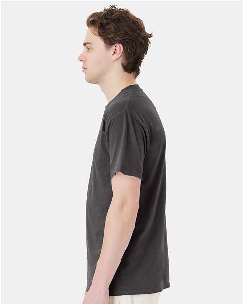 ComfortWash by Hanes GDH150 New Railroad Grey — on model side