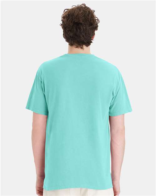 ComfortWash by Hanes GDH150 Mint — on model back