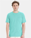 ComfortWash by Hanes GDH150 Mint — on model front