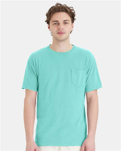 ComfortWash by Hanes GDH150 Mint — on model front
