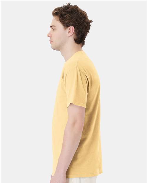 ComfortWash by Hanes GDH150 Summer Squash Yellow — on model side
