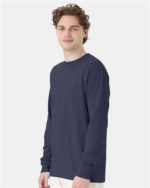 ComfortWash by Hanes GDH200 Anchor Slate — on model side
