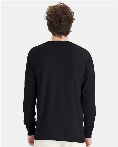 ComfortWash by Hanes GDH200 Black — on model back