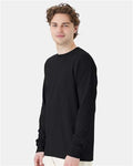ComfortWash by Hanes GDH200 Black — on model side