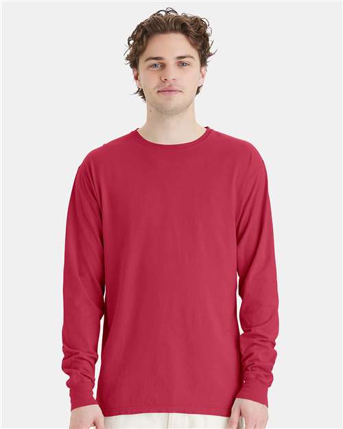 ComfortWash by Hanes GDH200 Crimson Fall — on model front