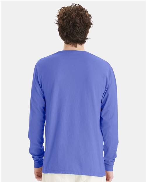 ComfortWash by Hanes GDH200 Deep Forte Blue — on model back