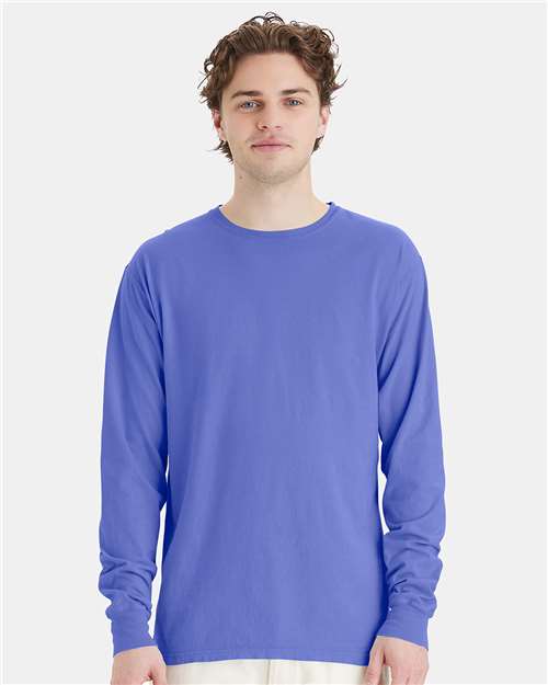 ComfortWash by Hanes GDH200 Deep Forte Blue — on model front