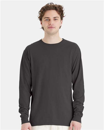 ComfortWash by Hanes GDH200 New Railroad Grey — on model front