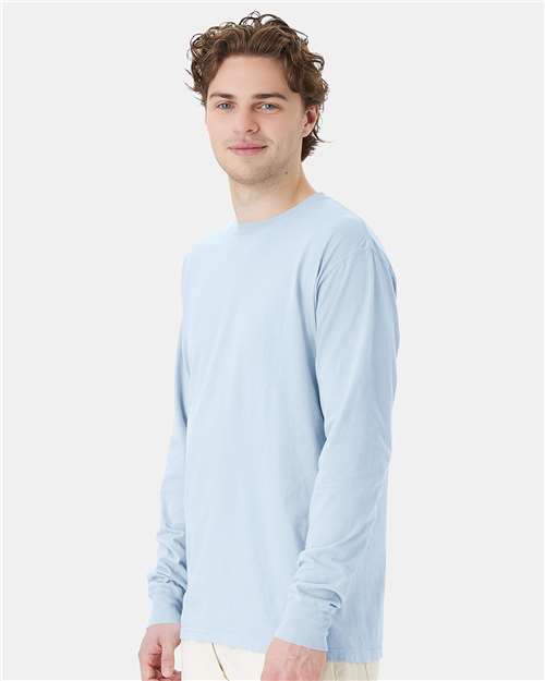 ComfortWash by Hanes GDH200 Soothing Blue — on model side