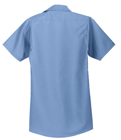 Industrial Short Sleeve Work Shirt - Petrol Blue