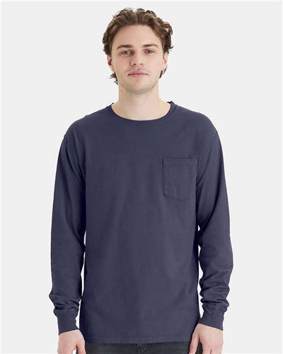 ComfortWash by Hanes GDH250 Anchor Slate — on model front