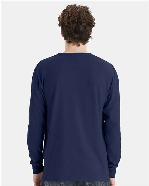 ComfortWash by Hanes GDH250 Navy — on model back