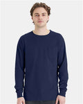 ComfortWash by Hanes GDH250 Navy — on model front
