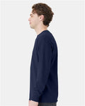 ComfortWash by Hanes GDH250 Navy — on model side
