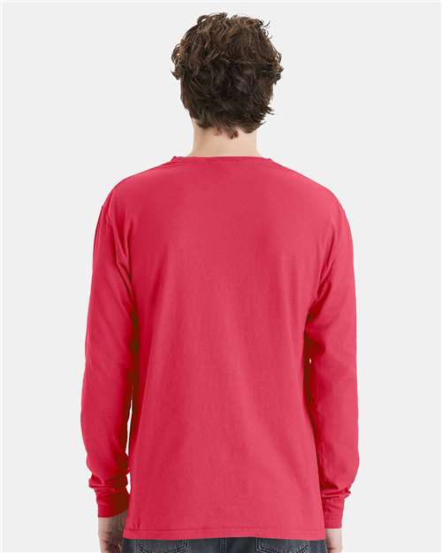 ComfortWash by Hanes GDH250 Crimson Fall — on model back
