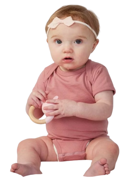 Infant Fine Jersey Bodysuit - Mauvelous