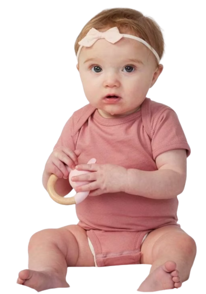 Infant Fine Jersey Bodysuit - Mauvelous