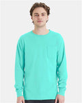ComfortWash by Hanes GDH250 Mint — on model front