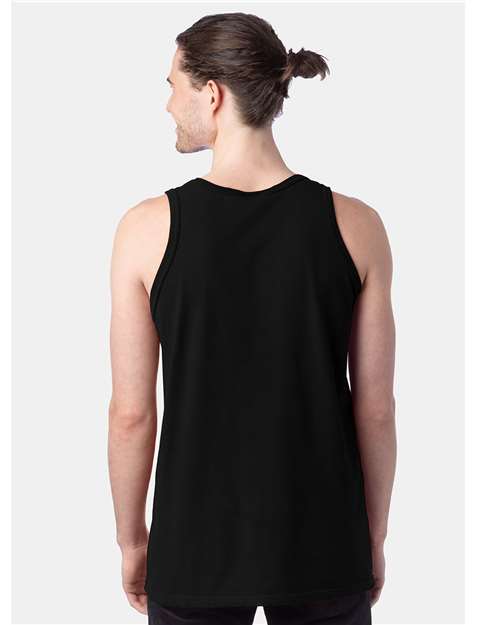 ComfortWash by Hanes GDH300 Black — on model back