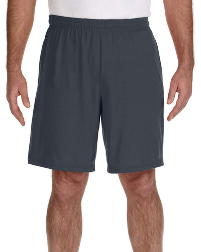 Unisex Performance®  9" Short with Pockets - Charcoal