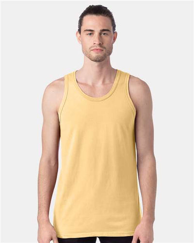 ComfortWash by Hanes GDH300 Summer Squash Yellow — on model front