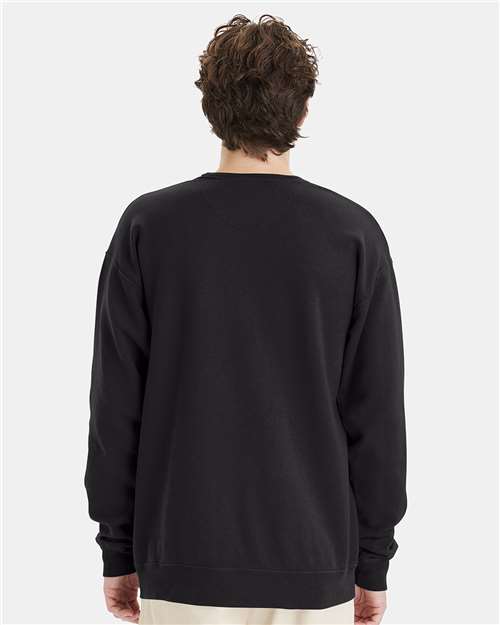 ComfortWash by Hanes GDH400 Black — on model back